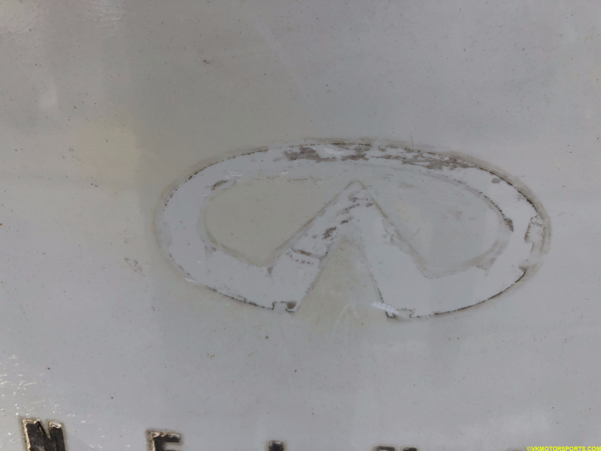 Figure 2. Infiniti logo emblem removed