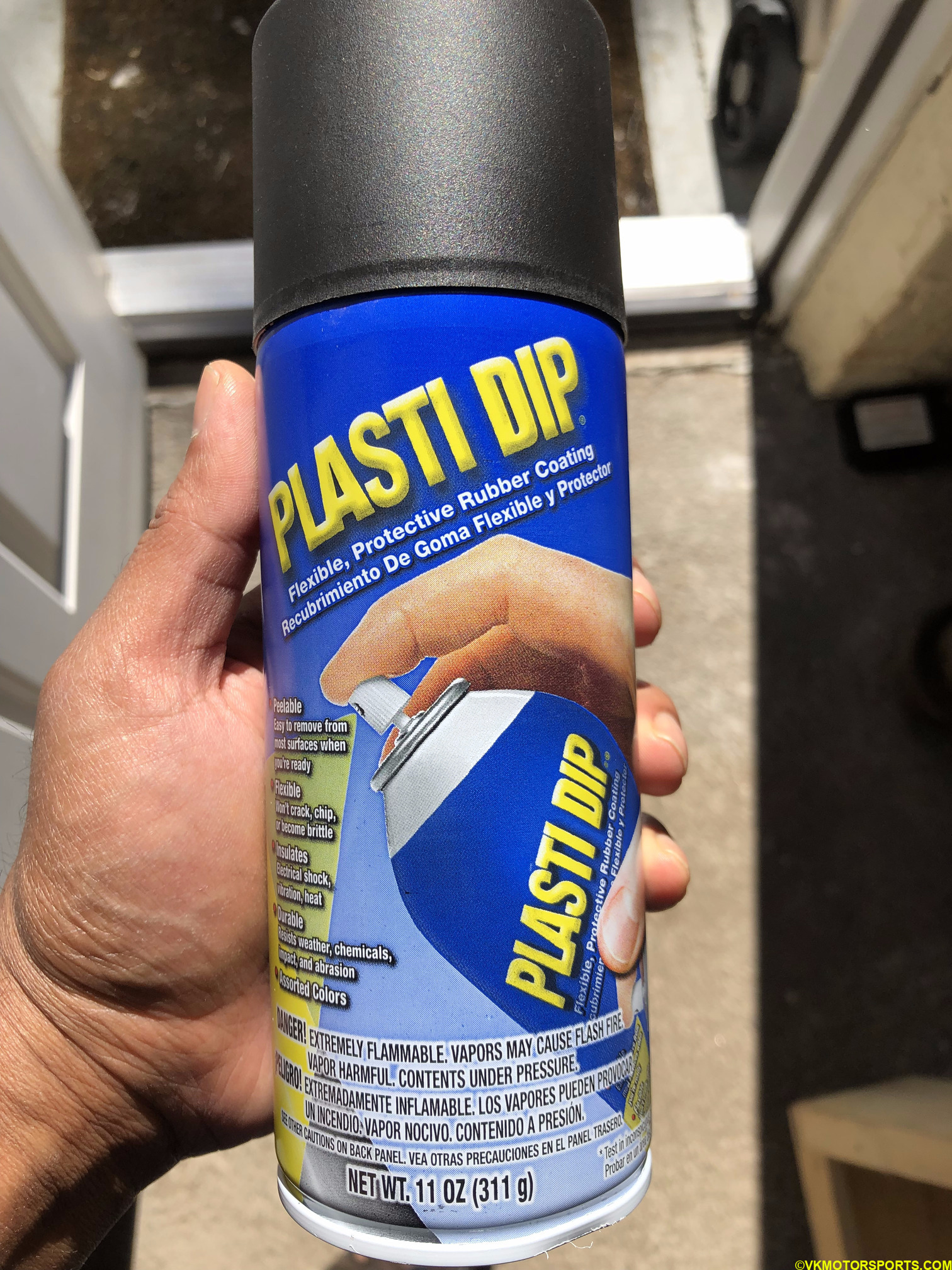 Figure 2. Spray Can of black Plastidip from Home Depot