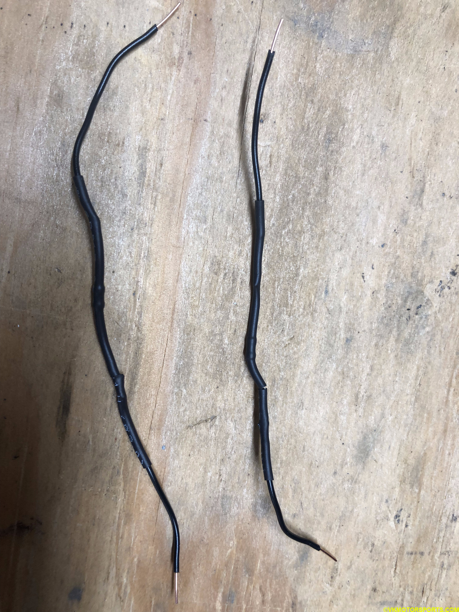 Figure 4. Heat shrink tubing covered exposted connections