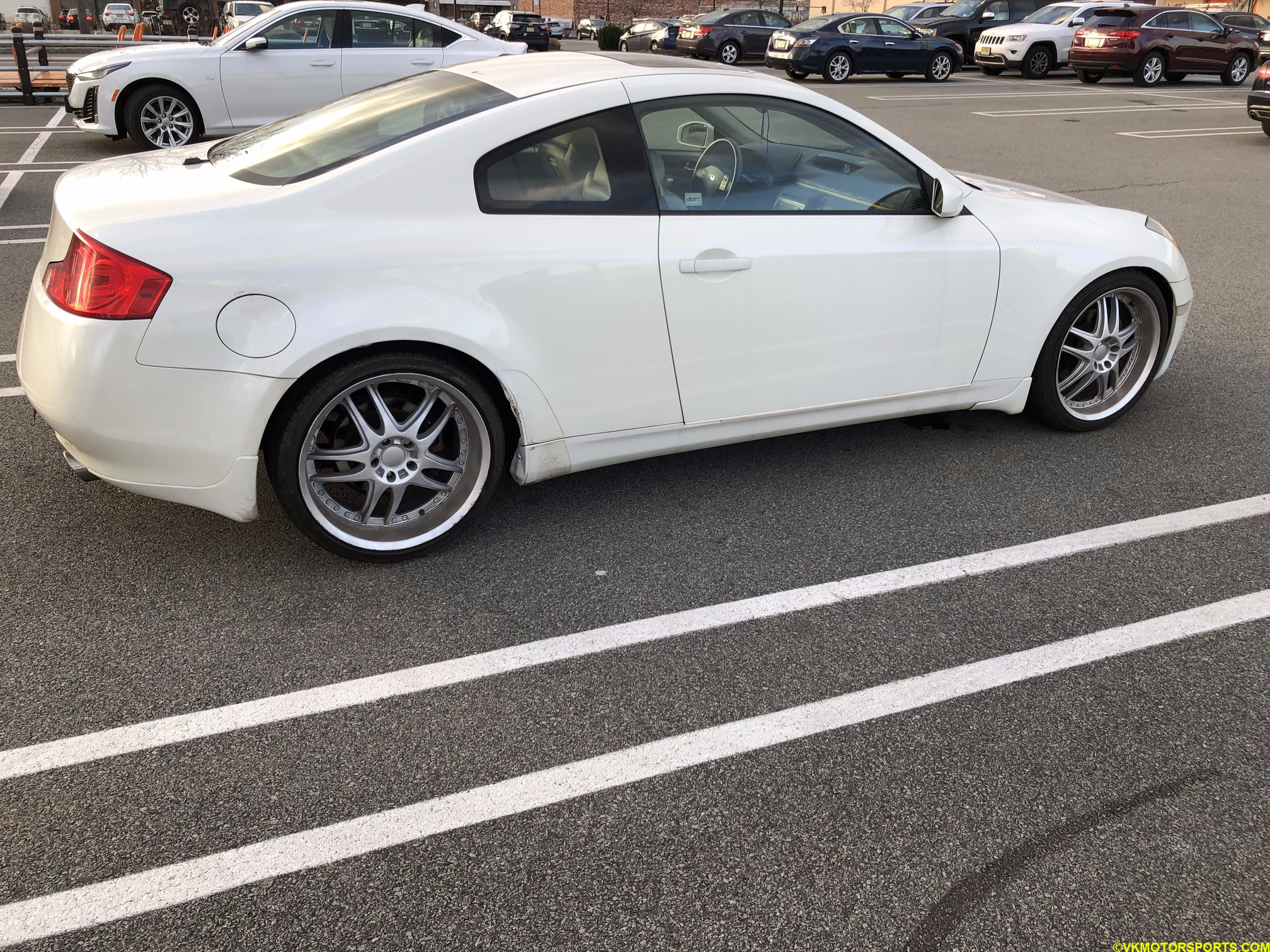 Figure 1. G35 with 20 inch wheels and no tint