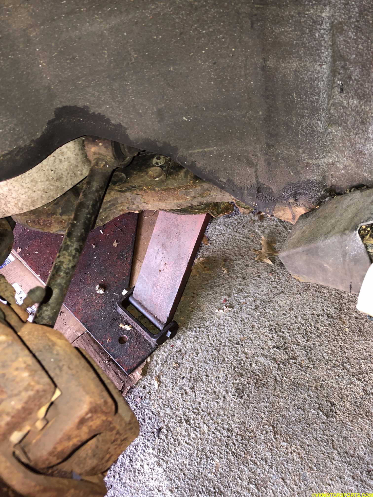 Figure 4. Rear subframe is also very rusty