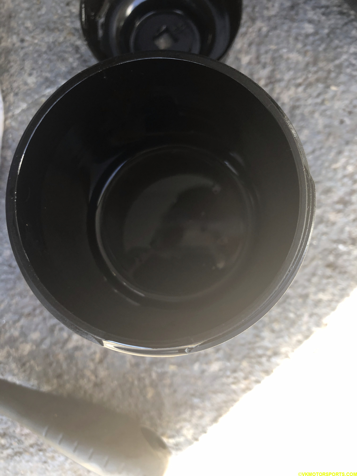 Figure 18. Fill half the filter housing with fresh oil