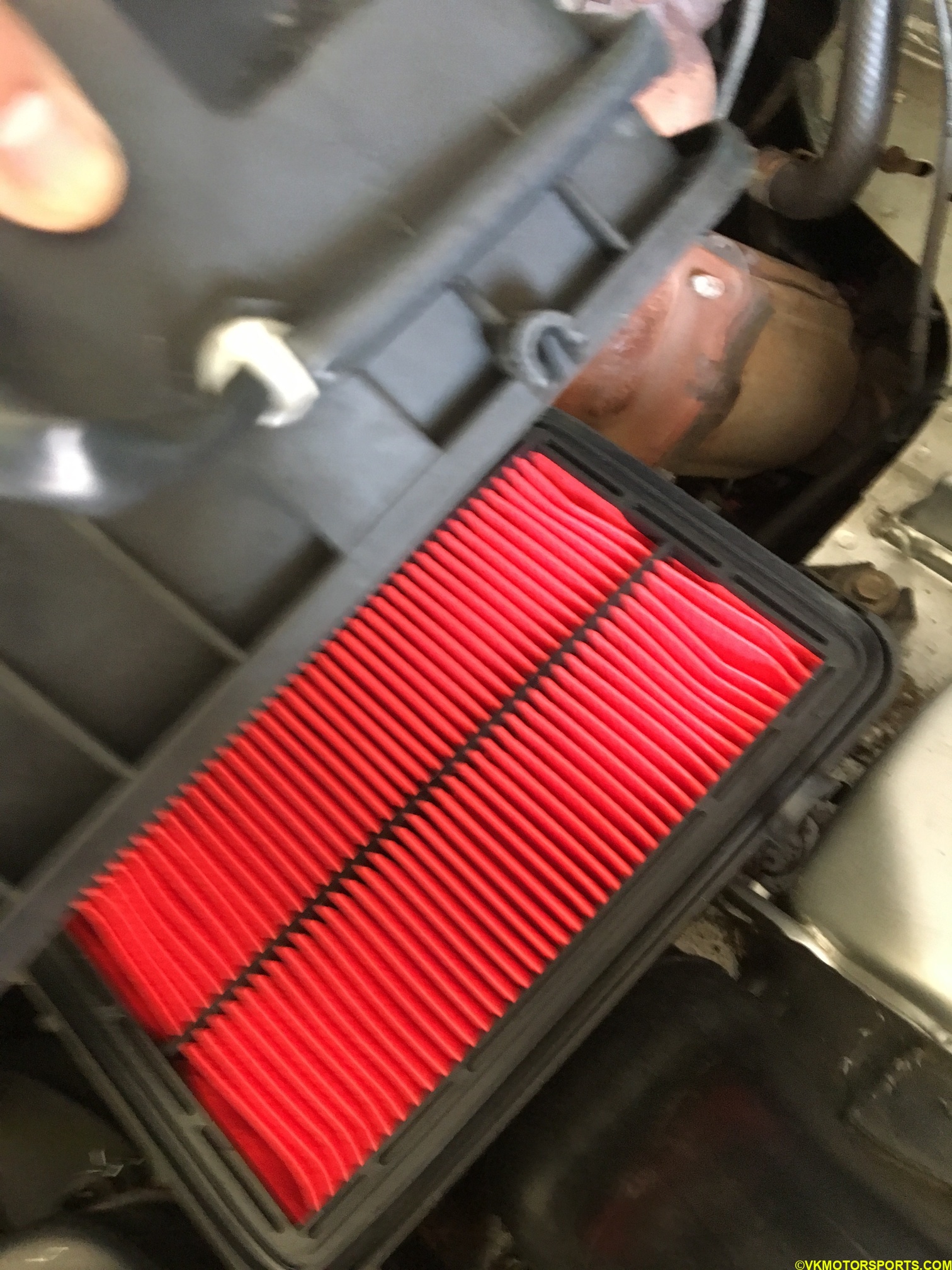 Figure 6. New Air filter installed