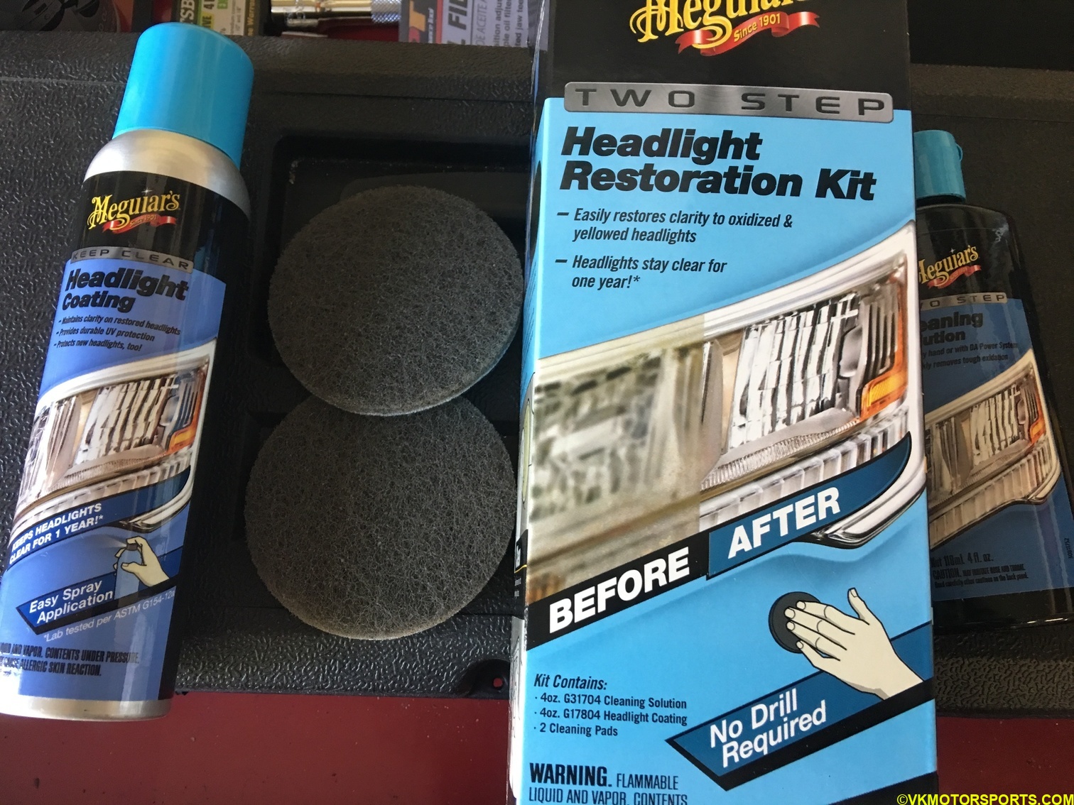 Meguiar's headlight restoration kit