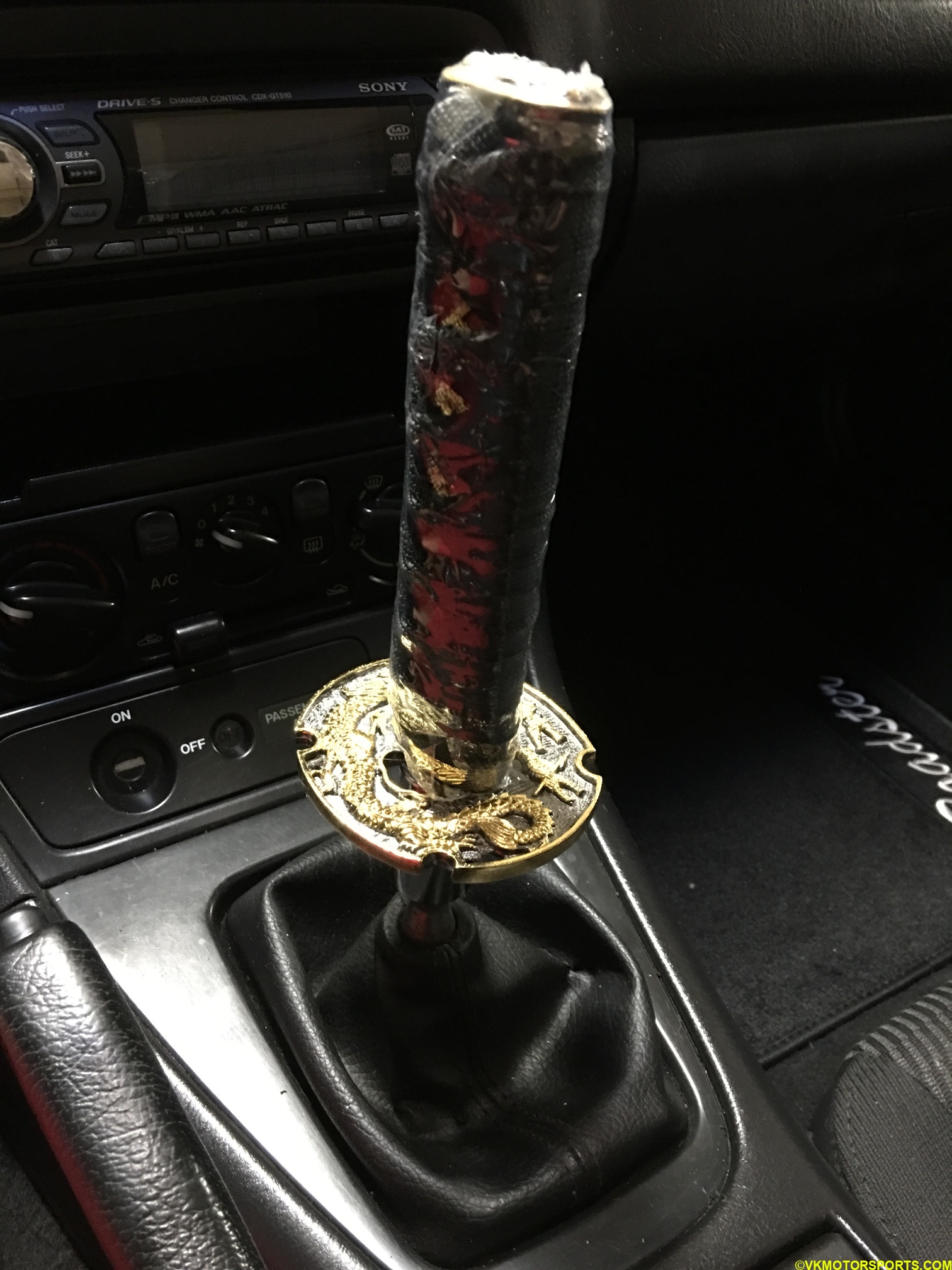 Figure 12. Close-up of new shifter knob