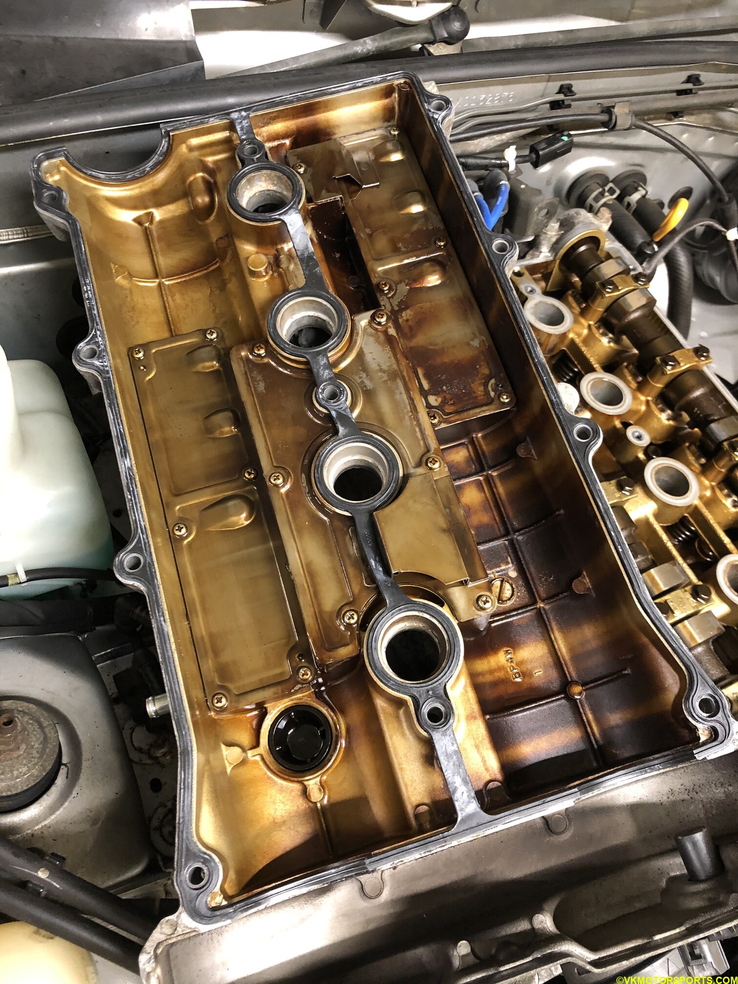 Figure 16. Install new gasket inside the valve cover