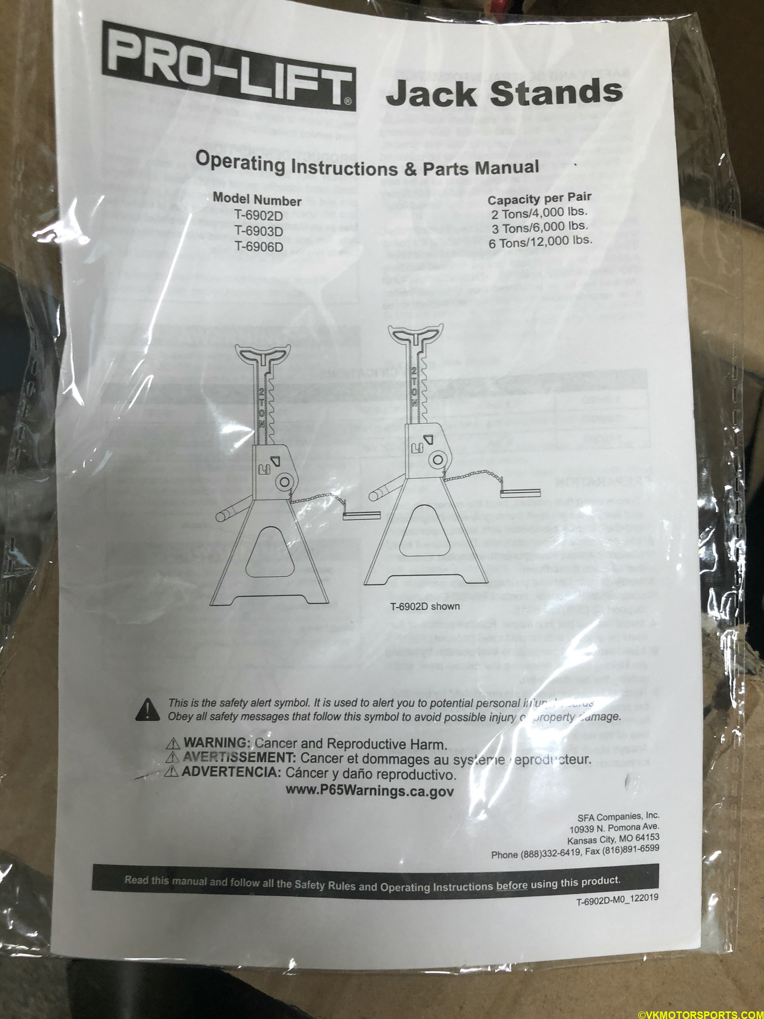 Figure 6. Package manual