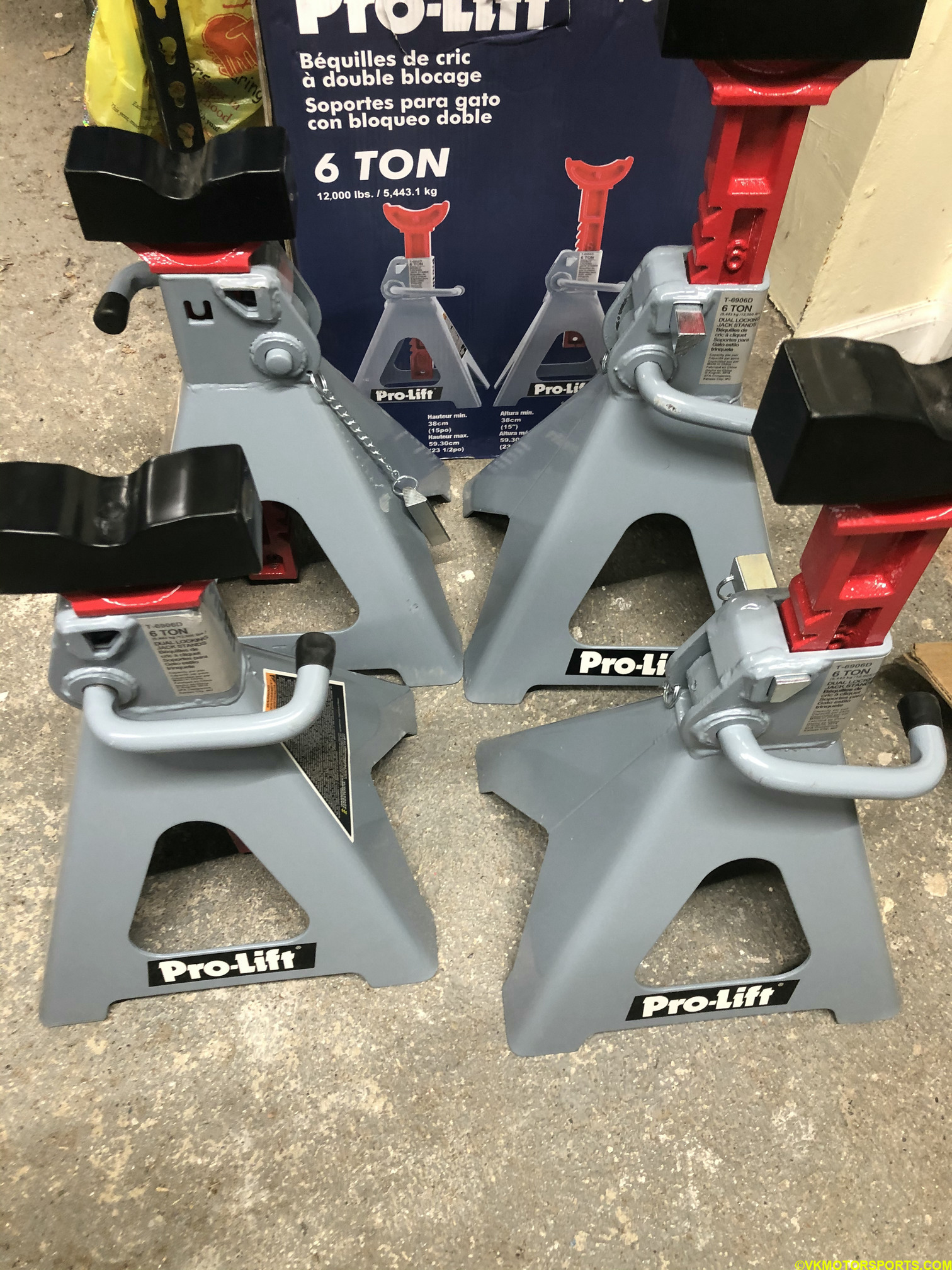 Pro-Lift 1 Pair 6 Ton Axle Stands